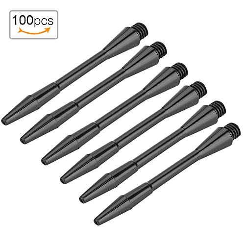 Cañas de dardos de nailon Topyond anti roturas de 50 mm para dianas de interior, 100 uds 8