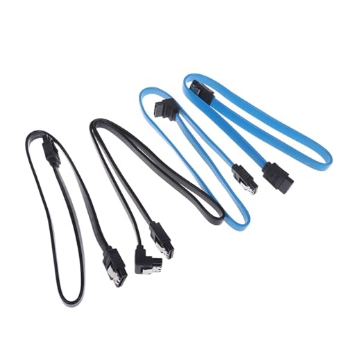 Cable de datos SATA 3.0 con ángulo recto 45 cm miniatura 4