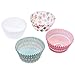 Cabilock 200Pcs Tazas para Hornear Revestimientos de Papel para Cupcakes Envoltorios de Cupcakes de Tamaño Estándar Blanco Y Rojo