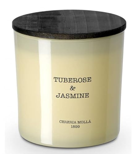 CERERIA MOLLA Tuberose & Jasmine Candle 600 g, White, 4092HGTPLV