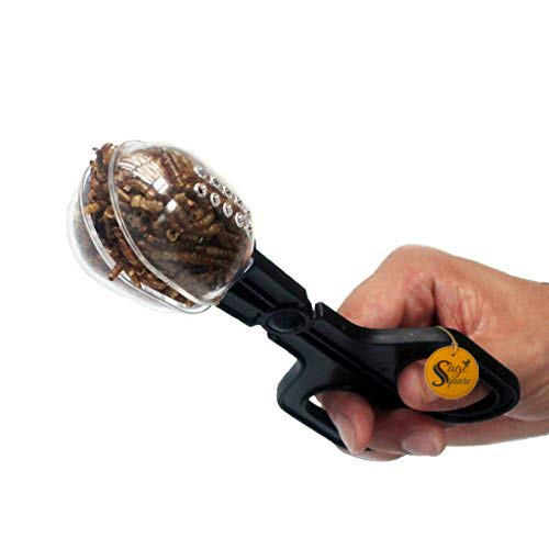 Sage Square Portable Feeder/Food Cum Worm/Insect Feeding Tool for Reptiles/Terrarium/Aquarium/Snake/Python/Lizard/Gecko/Iguana/Turtle/Scorpion/Frog/Fish
