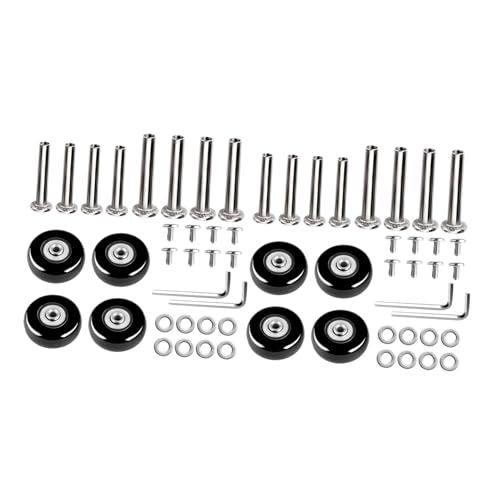 SOESFOUFU スーツケースキャスター交換キット 静音滑らか転 簡単取付 旅行用ラゲッジホイール補修 ラゲッジホイール交換キット