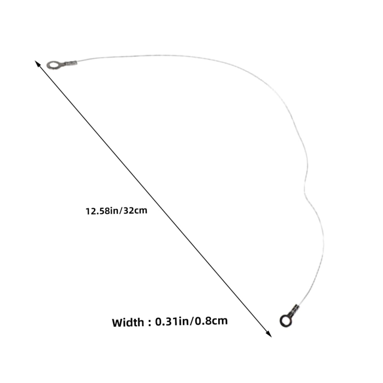 VERDANVERSE Replacement Cake Slicer Wire Set 10pcs Stainless Steel Cake Cutting Line for Baking Accessories Leveler Wires