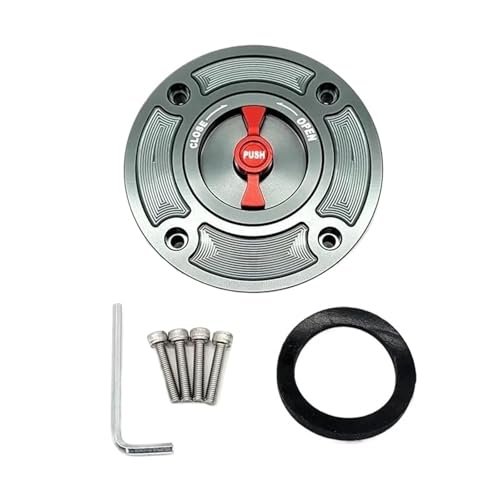 Bouchon d'essence moto CNC en alu taillé masse pour Suzuki GSXR 600 750 1000