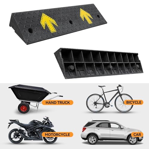 Rampa de goma antideslizante para silla de ruedas 9 cm miniatura 5