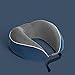Generic Cuscino da Viaggio, Cuscino da Viaggio per Aereo da Viaggio in Memory Foam Cuscino per Poggiatesta Cervicale in Tessuto Magnetico Cuscino A Forma di U (Color : A-02, Size : 28x27x10cm)