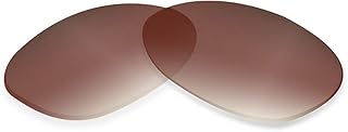 SFx Replacement Sunglass Lenses Compatible for Spy Optic Rivet 68mm (Non-Polarized Brown Gradient Hardcoat Pair-SFxEdge)