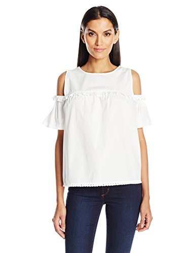 off white cold shoulder top