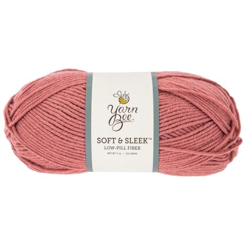 Image of Hobby Lobby Yarn Bee Soft & Sleek Yarn, 620 Spice, Set of 2 | 4 Medium Weight, 100% Low Pill Acrylic, 232 Yards Per Skein