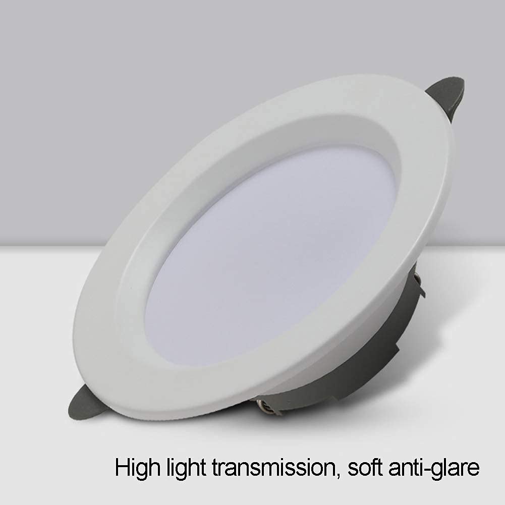 Downlights, 10er-Pack augenschonender, blendfreier Downlight-COB-Einbaustrahler for den Innenbereich, 12 W neigbare Deckeneinbauleuchte, einfach zu schwenkende Deckenleuchten(7w)