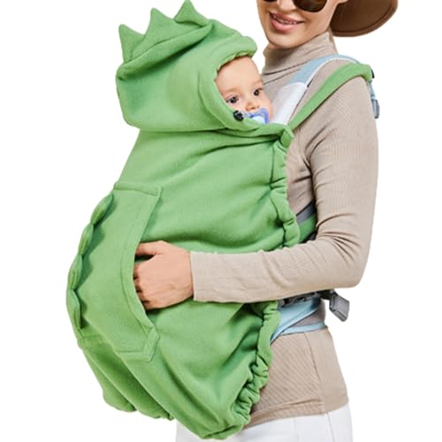 Funda para portabebés Lindas Capas con Capucha de Dinosaurio Funda para portabebés Manta de bebé Suave y Resistente al Viento Fundas para Cochecito Lavables Regalos para mamá, Uso del bebé Estilo 1