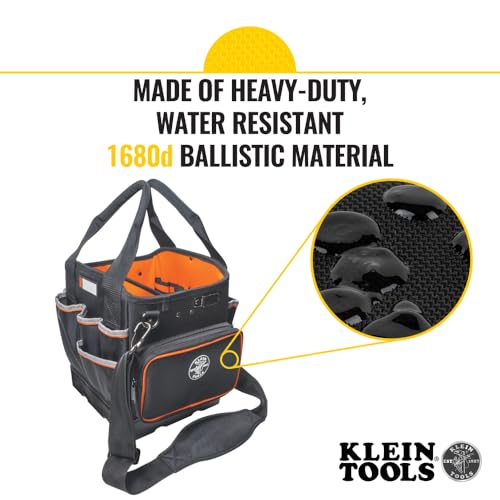 image for Klein Tools 5541610-14 Tool Bag with Shoulder Strap Has 40 Pockets for