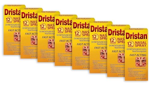 Dristan 12-Hour Nasal Spray 0.50 oz (Pack of 8)