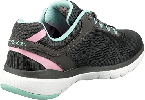 Image of Skechers Women Flex Appeal 3.0 Steady Move Lace Up Shoe