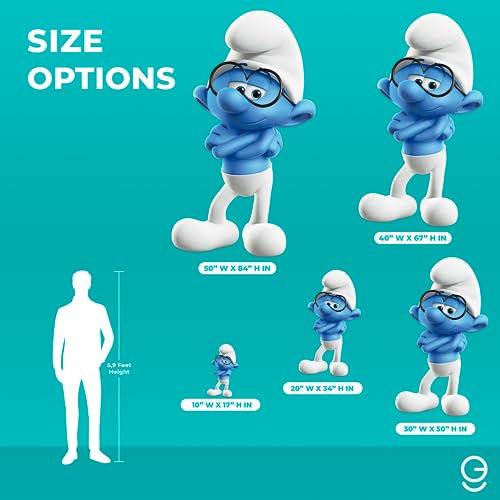 Vinilo decorativo pegatina EGD The Smurfs 25x43 cm miniatura 4