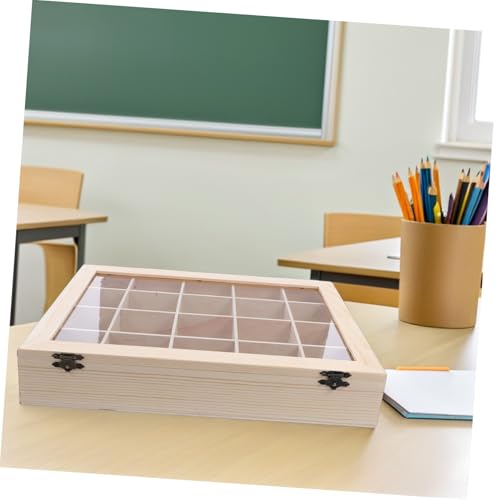 Vitrina de colección de rocas para proyectos escolares y salones 7