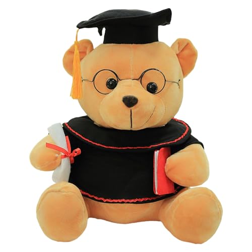 Joberio Oso de graduación,Osos de graduación, adorable osito de graduación de peluche | Peluche simbólico de graduación para niños, jardín de infantes, ceremonias de graduación