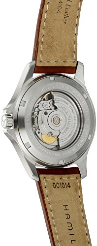 Hamilton Men's H64455533 Khaki King Series Stainless Steel Automatic Watch With Brown Leather Band #TOP1
