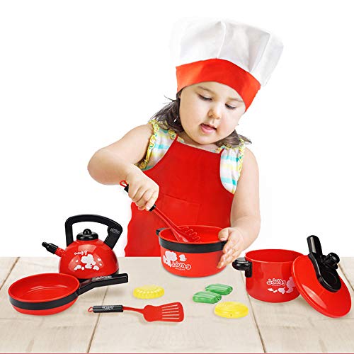 Kinderspielzeug Simulation Geschirrset Mädchen Spielhaus Spielzeug Küchenspielzeug Junge Kochen Reis Kochen Herd Koch Cosplay Geburtstag