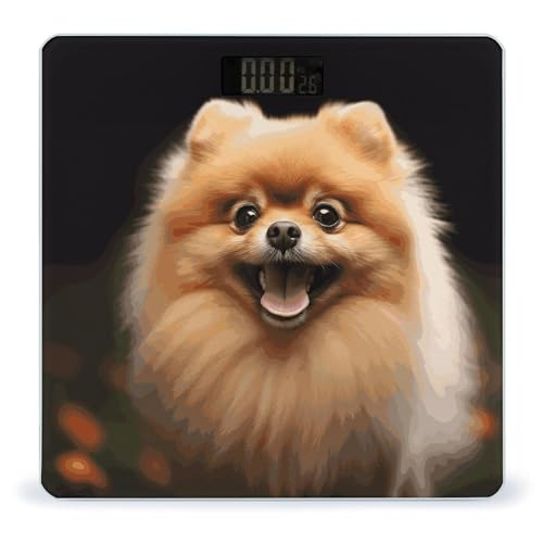 Báscula Digital de Baño Pomeranian con Plataforma Amplia miniatura 1