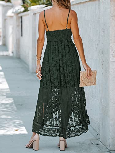 Image of CUPSHE Womens Lace Summer Maxi Dresses 2026 Beach Wear