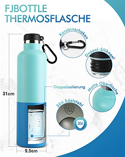 FEIJIAN Stainless Steel Water Bottle 750ml/1000ml Sports Flask - Vacuum Insulated, Leak-Proof, BPA-Free Metal Bottle for School, Cycling, and Gym - Image 3