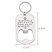 Melix Home Godfather Gifts Godfathers are a blessing .Thank You or Being Mine Bottle Opener Keychain (White)