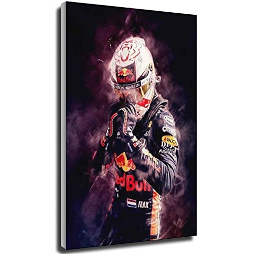 Surfilter F1 Max Verstappen Peinture à l'huile Impression Toile Affiches Mur Art Photo pour Salon - Décoration de Chambre de Famille Moderne Unframe-style1 20×30inch(50×75cm) Cover