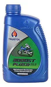 Trustol 20W-40 Api Sg/Jaso Ma Petrol Engine Oil For All Types Of Two Wheelers (900 Milliliters)