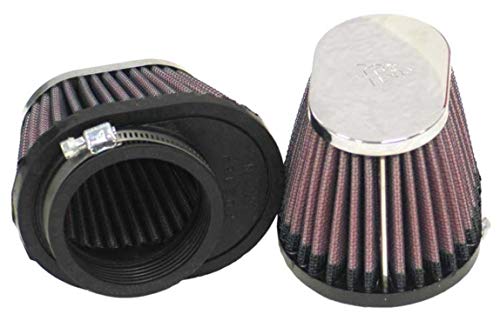 K&N RC-0982 Motorcycle Universal Chrome Air Filter