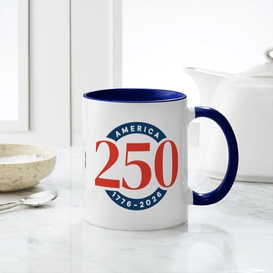 CafePress America250: 1776 2026 11 oz (325 ml) Ceramic Coffee Mug