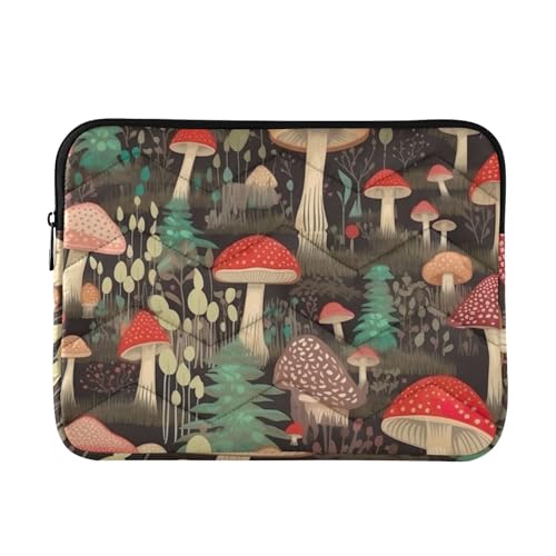 Funda para portátil 13-14 pulgadas impermeable diseño hongos