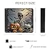 LDGSUPH Funny Pumpkin Lamp Skull Leather Wallet Slim Bifold Wallet Billfold Purse Fashion Credit Card Holder Front Pocket Wallets for Adult