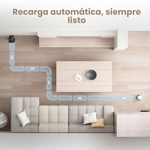Miniatura 5 de Enabot EBO Air 2 FamilyBot - Robot cámara para mascotas 2K, seguimiento de animales AI, gran angular de 137°, carga automática, almacenamiento local, para gatos y perros (rosa)