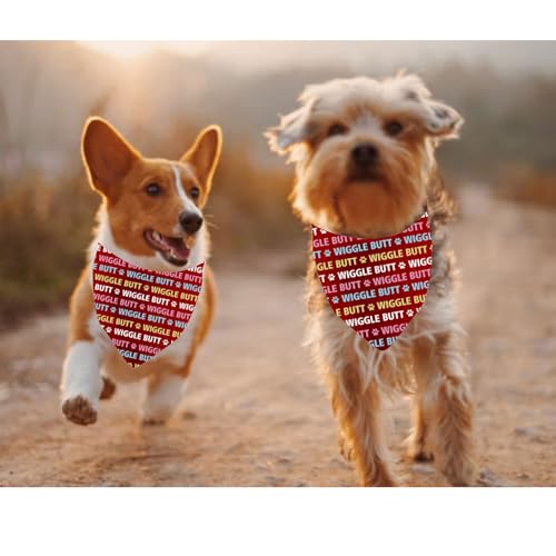 Bandana chien Wiggle Butt JXGZSO, foulard amusant pour chien frétillant - 7