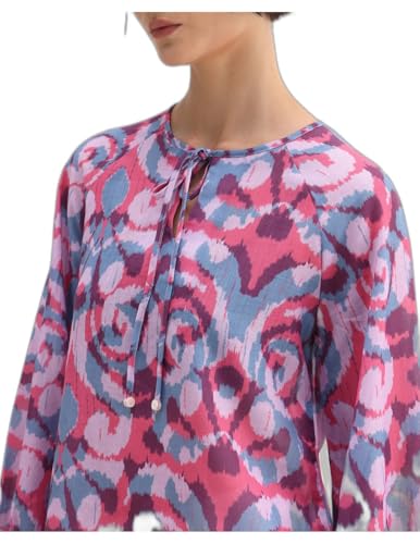 Image of RAREISM Regular FIT Abstract Print TOP