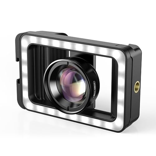 Obiettivo macro Riempimento Luce Clip Macro Fill Light Lens Set Lens Luce di riempimento 2in1 Clip Luce di Clip Lente Luce di esterna