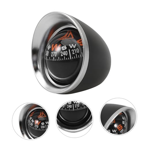 Brújula para carro Happyyami pequeña para tablero miniatura 6