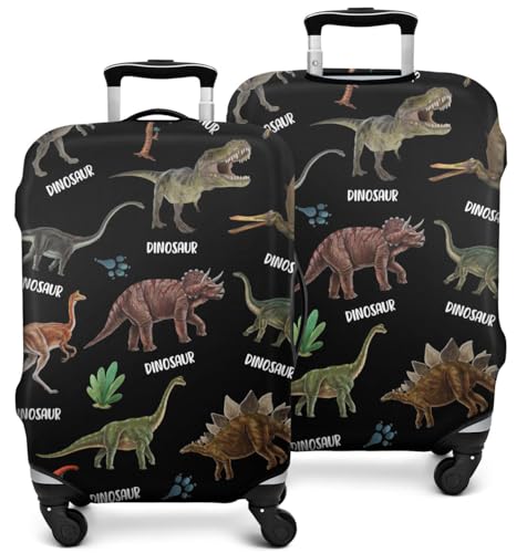 Dinosaur Suitcase Cover for Dinosaur Lover,Suitcase Protector Elastic Luggage Cover Anti-scratch (Small (18-20in))