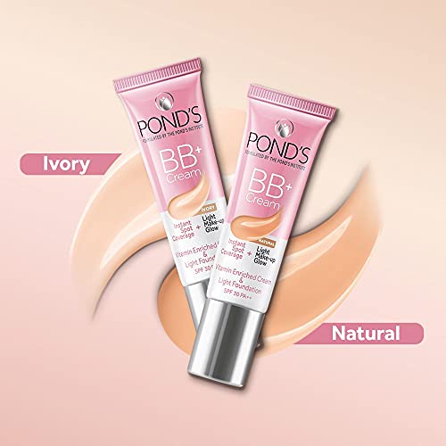 Pond'S Bb+ Cream, Instant Spot Coverage + Light Make-Up Glow, Natural 9G - Image 5