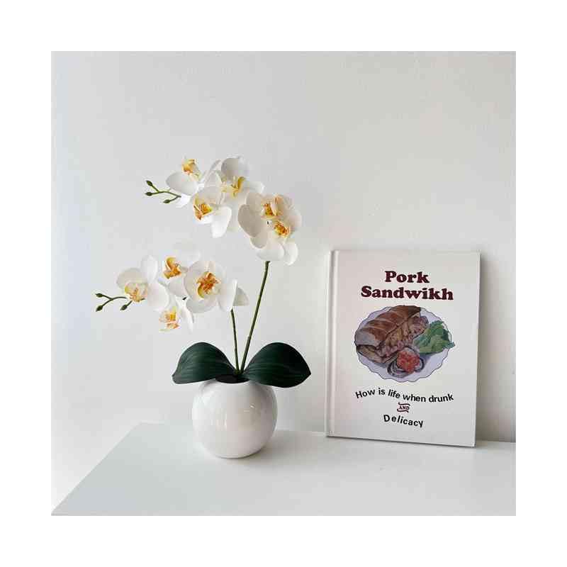 Amazon｜アートフラワー 鉢花 造花 お祝い ミニサイズ 胡蝶蘭