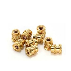 Gshupiou Bronze Rändelmutter Messing 100 Stück