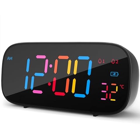 LIORQUE Réveil Numérique LED Cover