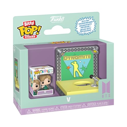 Funko Pop! Bitty Stages: BTS - Dynamite - V - Collectable Vinyl Figure - Gift Idea - Official Merchandise - Toys for Kids & Adults - Kpop Fans
