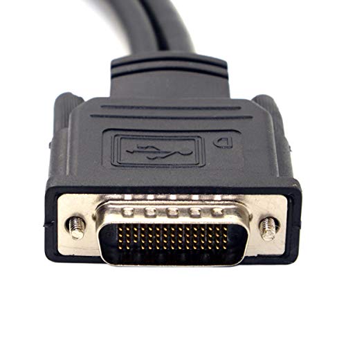 image for DMS 59 Pin to 2 DisplayPort Cable, CABLEDECONN DMS 59 Pin Male to Disp