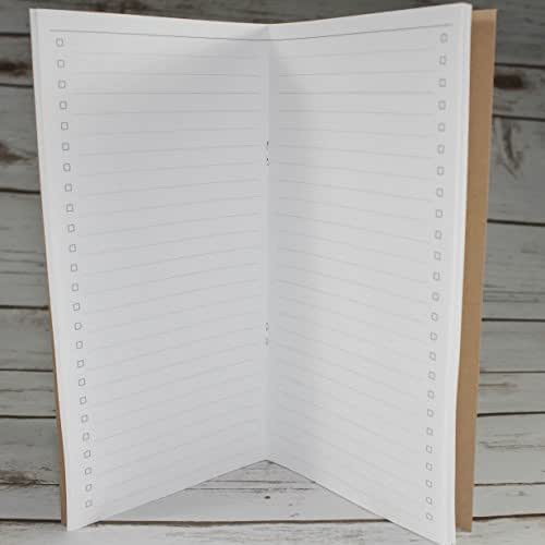 Amazon.com: Checklist Insert for Standard Size Traveler's Notebook ...