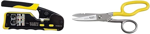 Klein Tools Kit de herramientas para cables - Engarzador, corte, raspador, lima