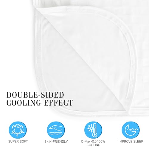 Image of AmyHomie Cooling Blanket for Hot Sleepers,Lightweight Summer Queen Size