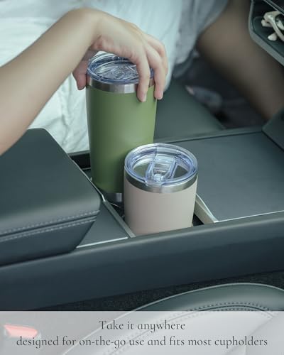 UIRZOTN 20oz Travel Coffee Tumbler, Insulated Travel Mug, Periwinkle12 Pack - image 5