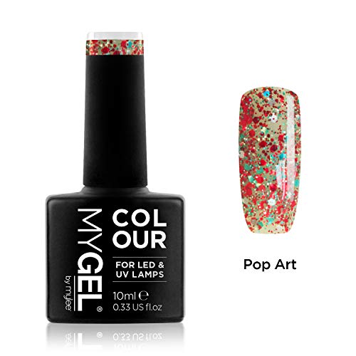 Esmalte de gel para uñas MyGel, de MYLEE (10ml) MG0097 - Pop Art UV/LED Nail Art Manicure Pedicure para uso profesional en el salón y en el hogar - Larga duración y fácil de aplicar